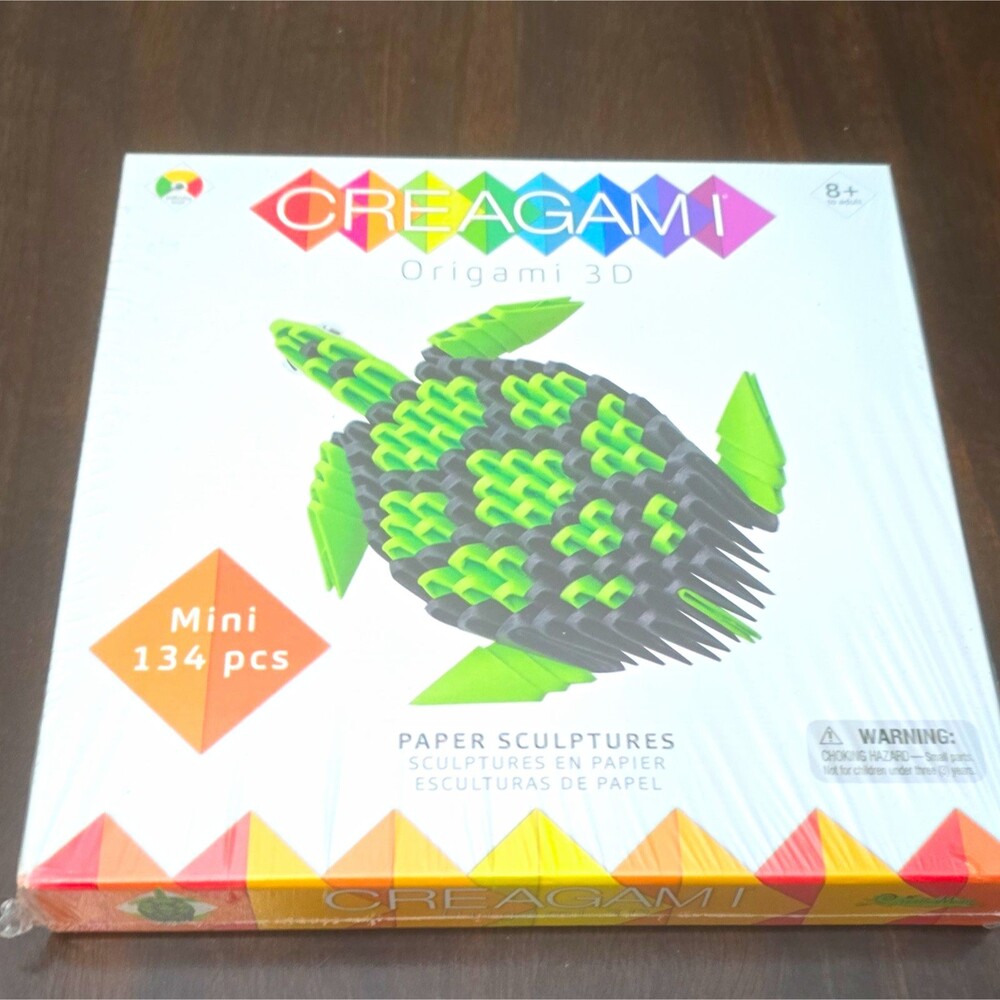 Creagami Origami 3D Paper Sculpture Kit Mini 134 pcs CR 702 US